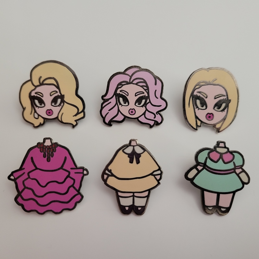Kim Chi Enamel Pin Set
